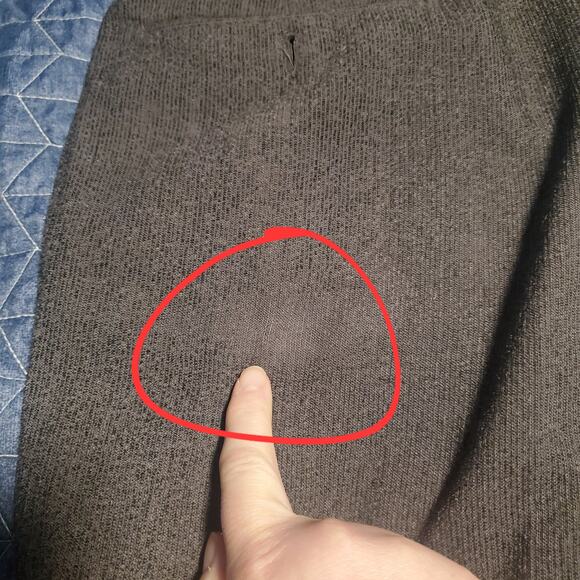 St. Croix Men's Size 36x29 Wool Blend Pants Brown/Gray Flat Front Made In Italy - Picture 4 of 11